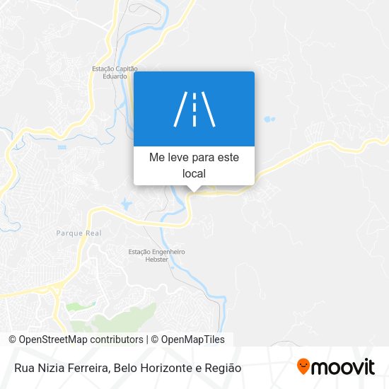 Rua Nizia Ferreira mapa