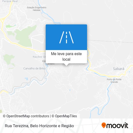 Rua Terezina mapa