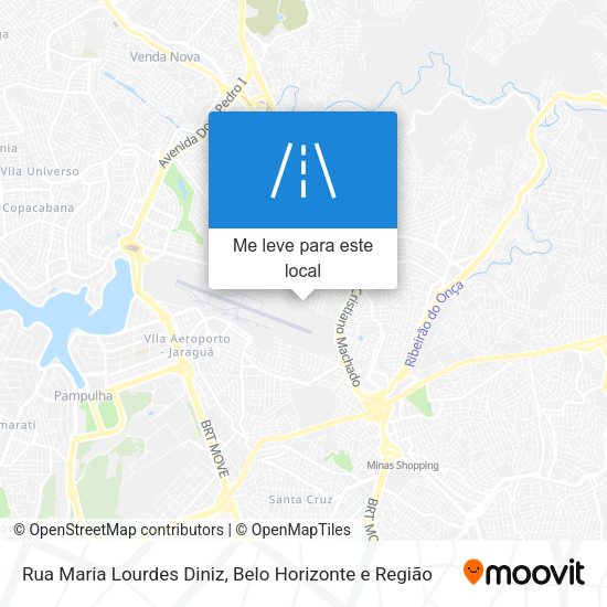 Rua Maria Lourdes Diniz mapa