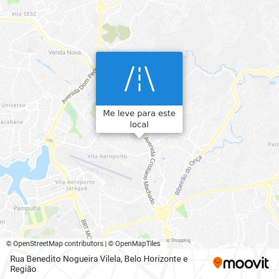 Rua Benedito Nogueira Vilela mapa