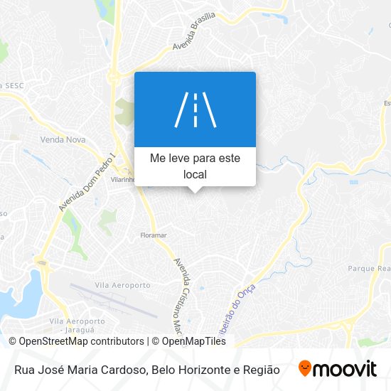 Rua José Maria Cardoso mapa