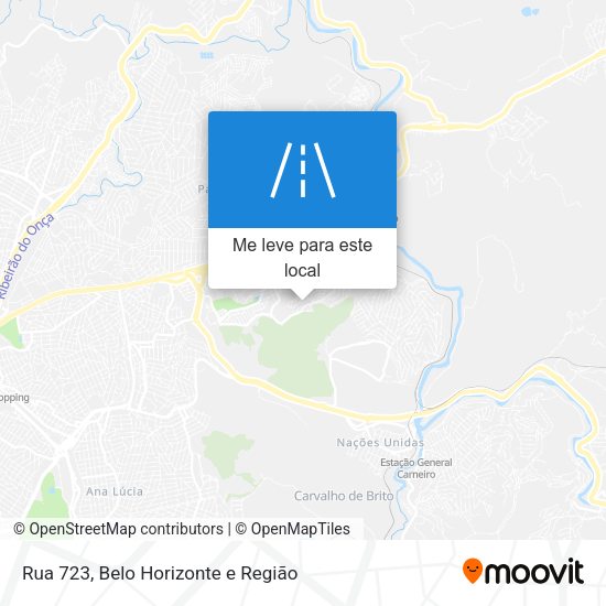 Rua 723 mapa