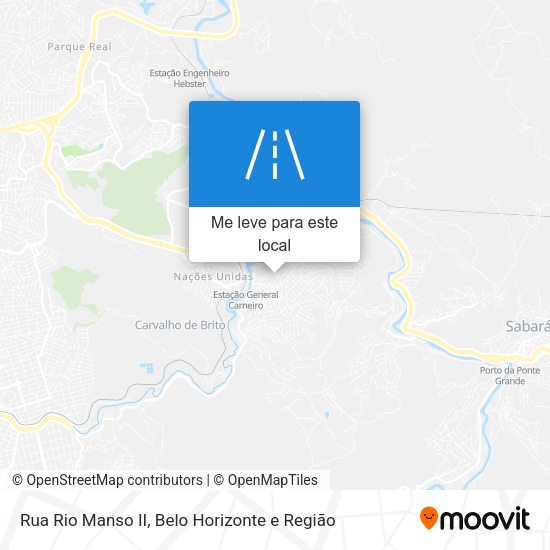 Rua Rio Manso II mapa