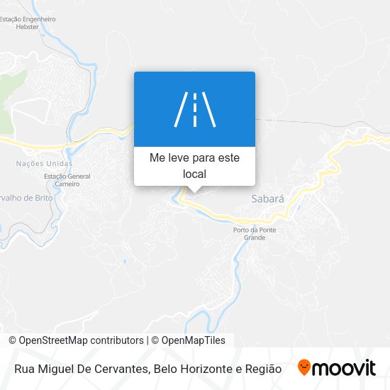 Rua Miguel De Cervantes mapa