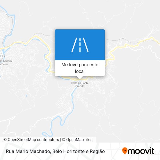 Rua Mario Machado mapa