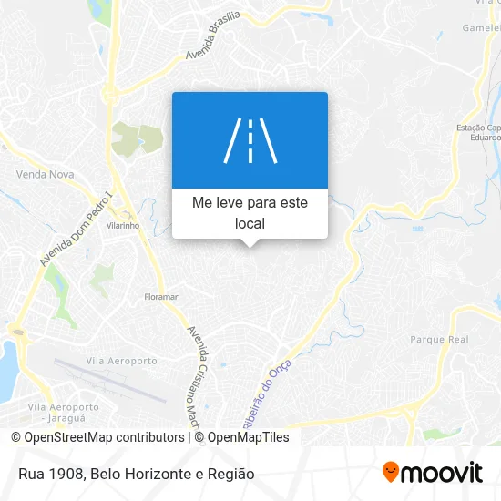 Rua 1908 mapa