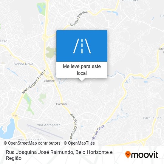 Rua Joaquina José Raimundo mapa