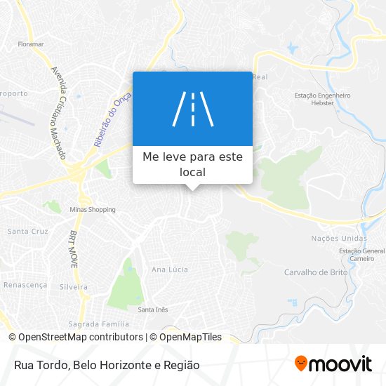 Rua Tordo mapa