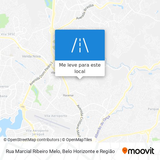 Rua Marcial Ribeiro Melo mapa