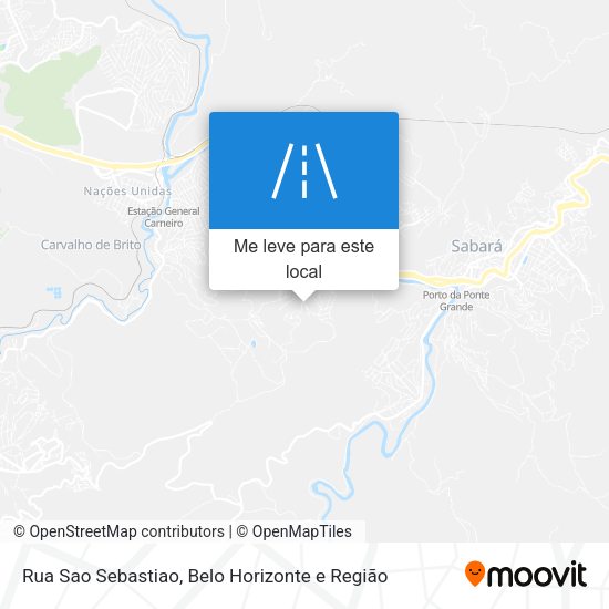 Rua Sao Sebastiao mapa