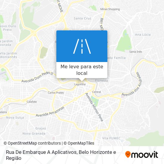 Rua De Embarque A Aplicativos mapa