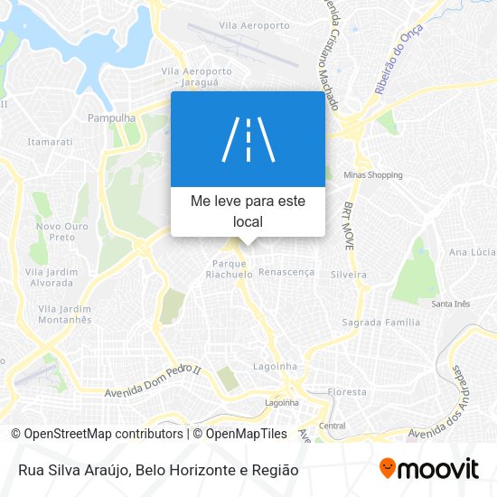 Rua Silva Araújo mapa