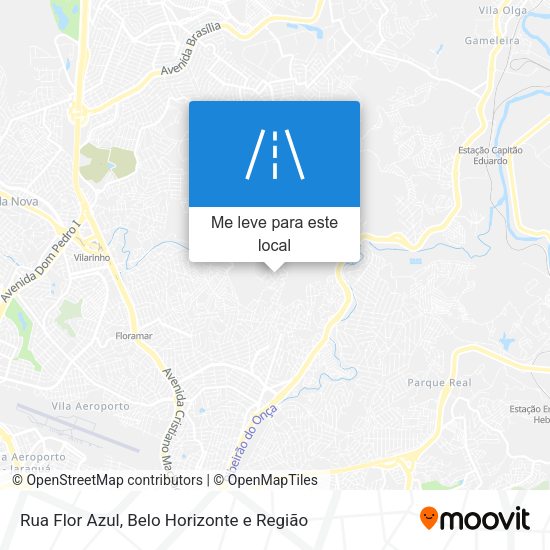 Rua Flor Azul mapa