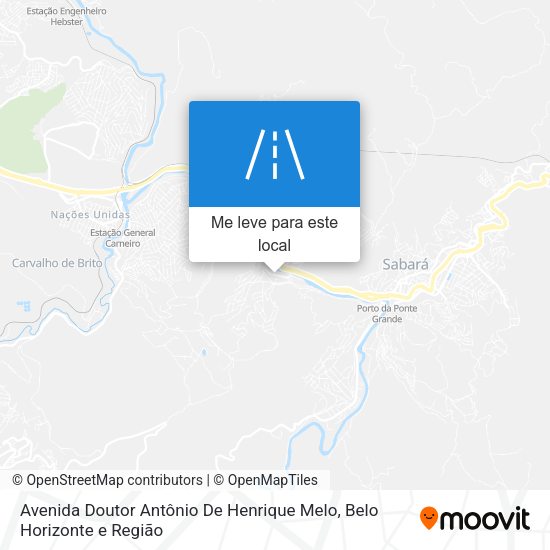 Avenida Doutor Antônio De Henrique Melo mapa