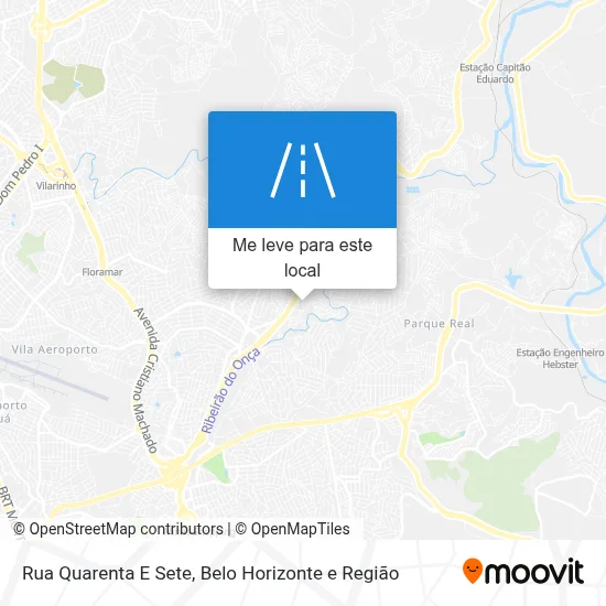 Rua Quarenta E Sete mapa