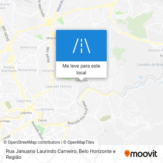 Rua Januario Laurindo Carneiro mapa