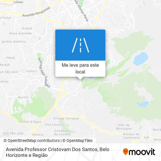 Avenida Professor Cristovam Dos Santos mapa