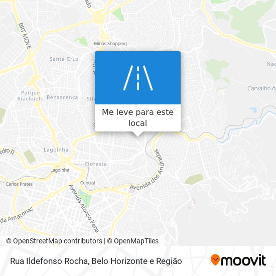 Rua Ildefonso Rocha mapa