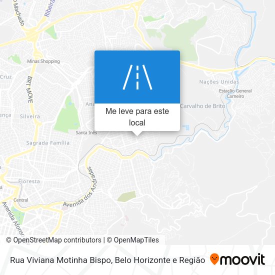Rua Viviana Motinha Bispo mapa