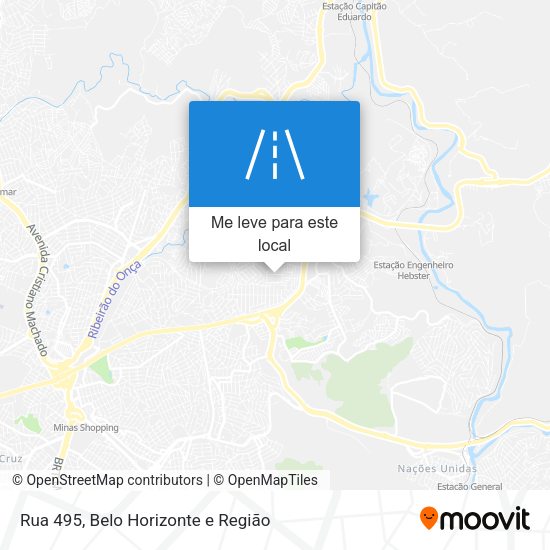 Rua 495 mapa