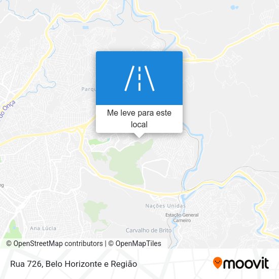 Rua 726 mapa