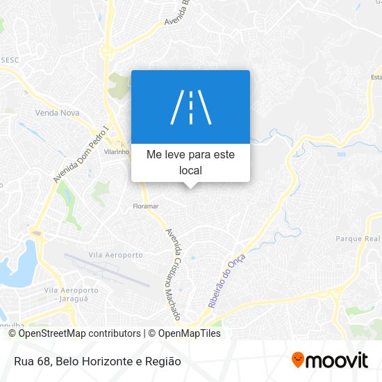 Rua 68 mapa