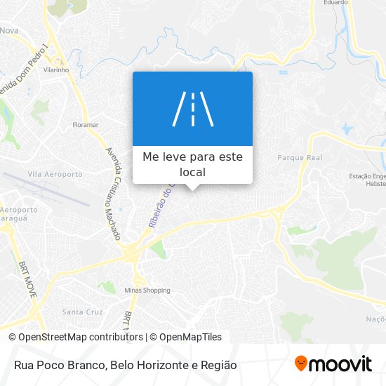 Rua Poco Branco mapa