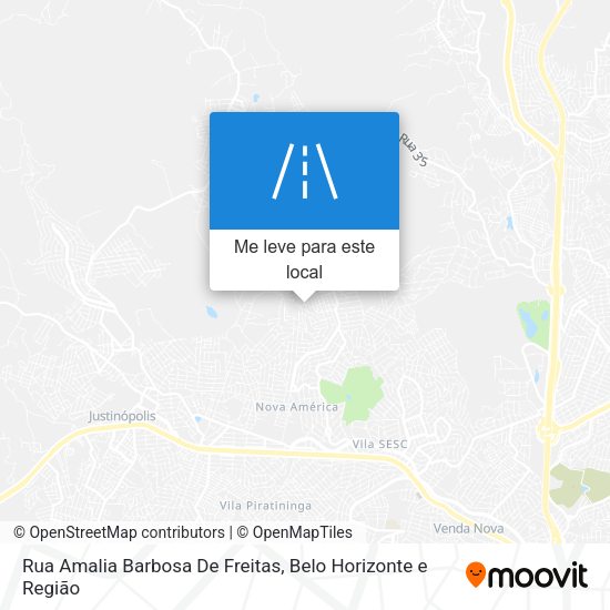 Rua Amalia Barbosa De Freitas mapa