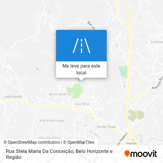 Rua Stela Maria Da Conceição mapa