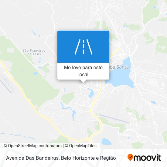 Avenida Das Bandeiras mapa