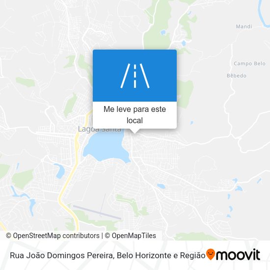 Rua João Domingos Pereira mapa