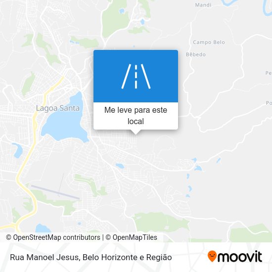 Rua Manoel Jesus mapa