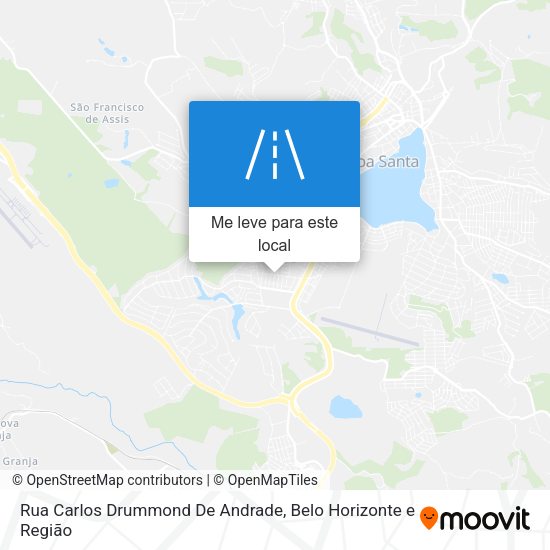 Rua Carlos Drummond De Andrade mapa