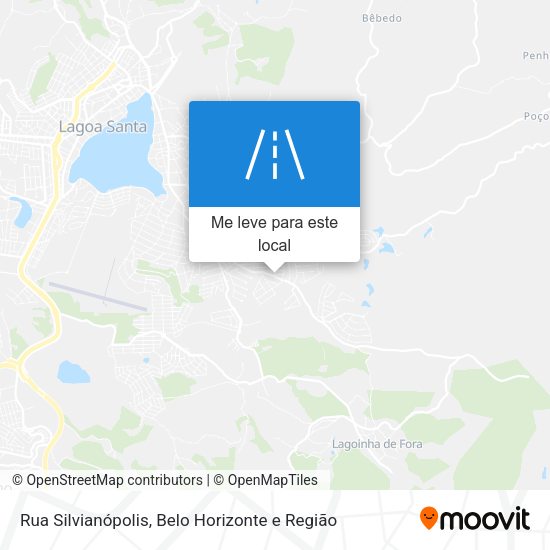 Rua Silvianópolis mapa