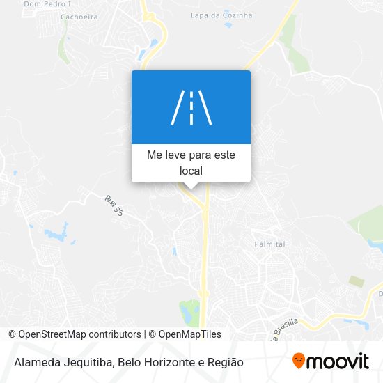 Alameda Jequitiba mapa