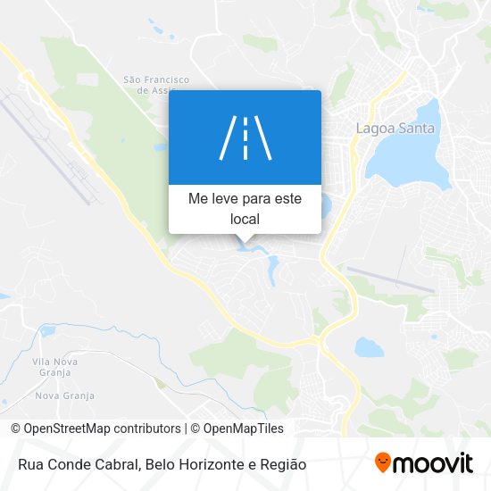 Rua Conde Cabral mapa