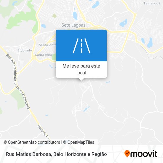 Rua Matias Barbosa mapa