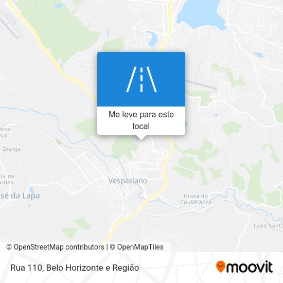 Rua 110 mapa