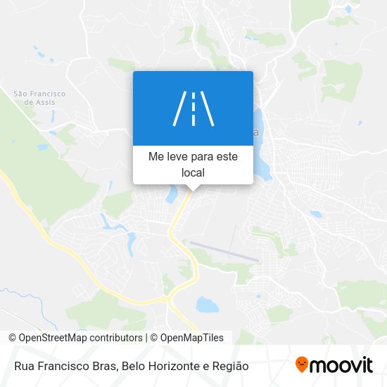 Rua Francisco Bras mapa