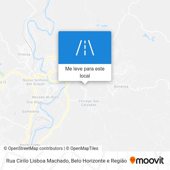Rua Cirilo Lisboa Machado mapa