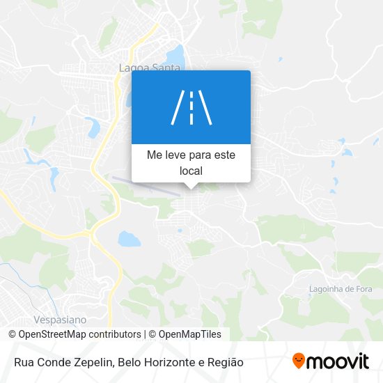 Rua Conde Zepelin mapa