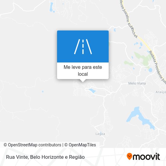 Rua Vinte mapa