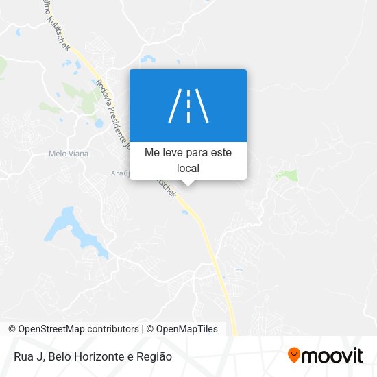 Rua J mapa