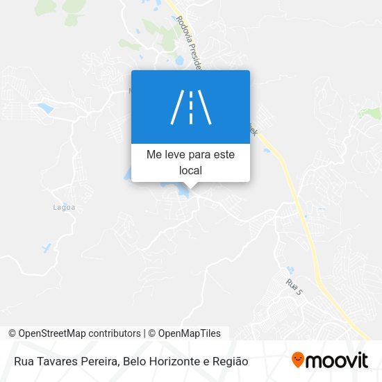 Rua Tavares Pereira mapa