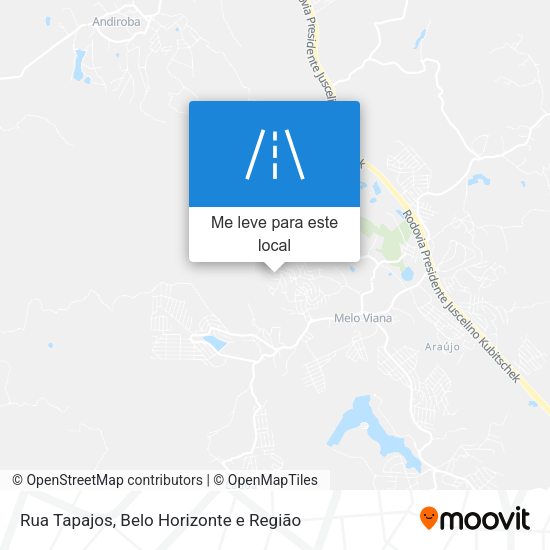 Rua Tapajos mapa