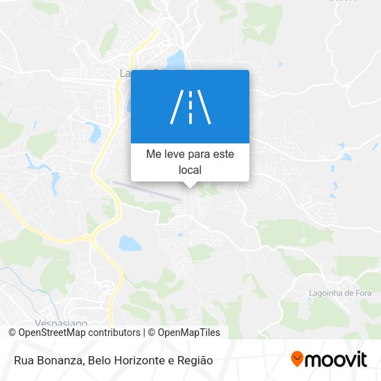 Rua Bonanza mapa