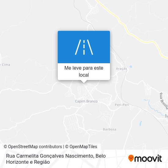 Rua Carmelita Gonçalves Nascimento mapa