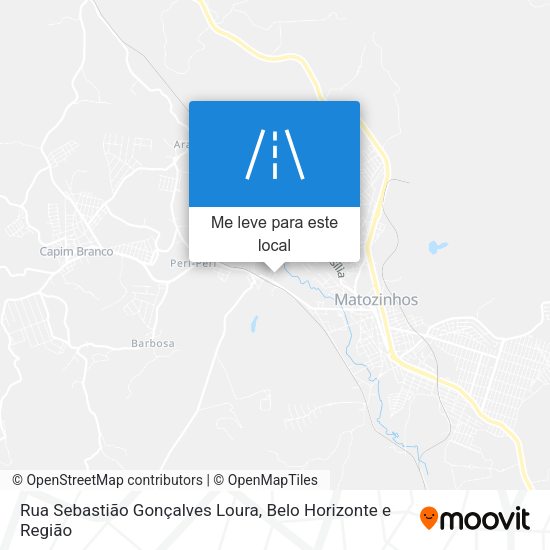 Rua Sebastião Gonçalves Loura mapa