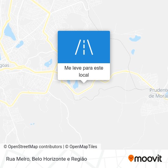 Rua Melro mapa
