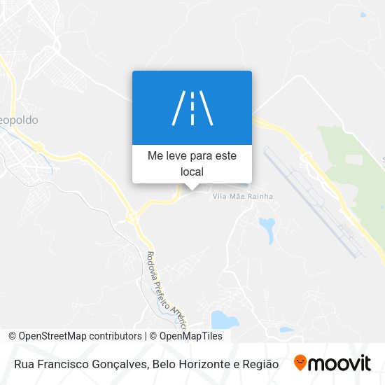 Rua Francisco Gonçalves mapa